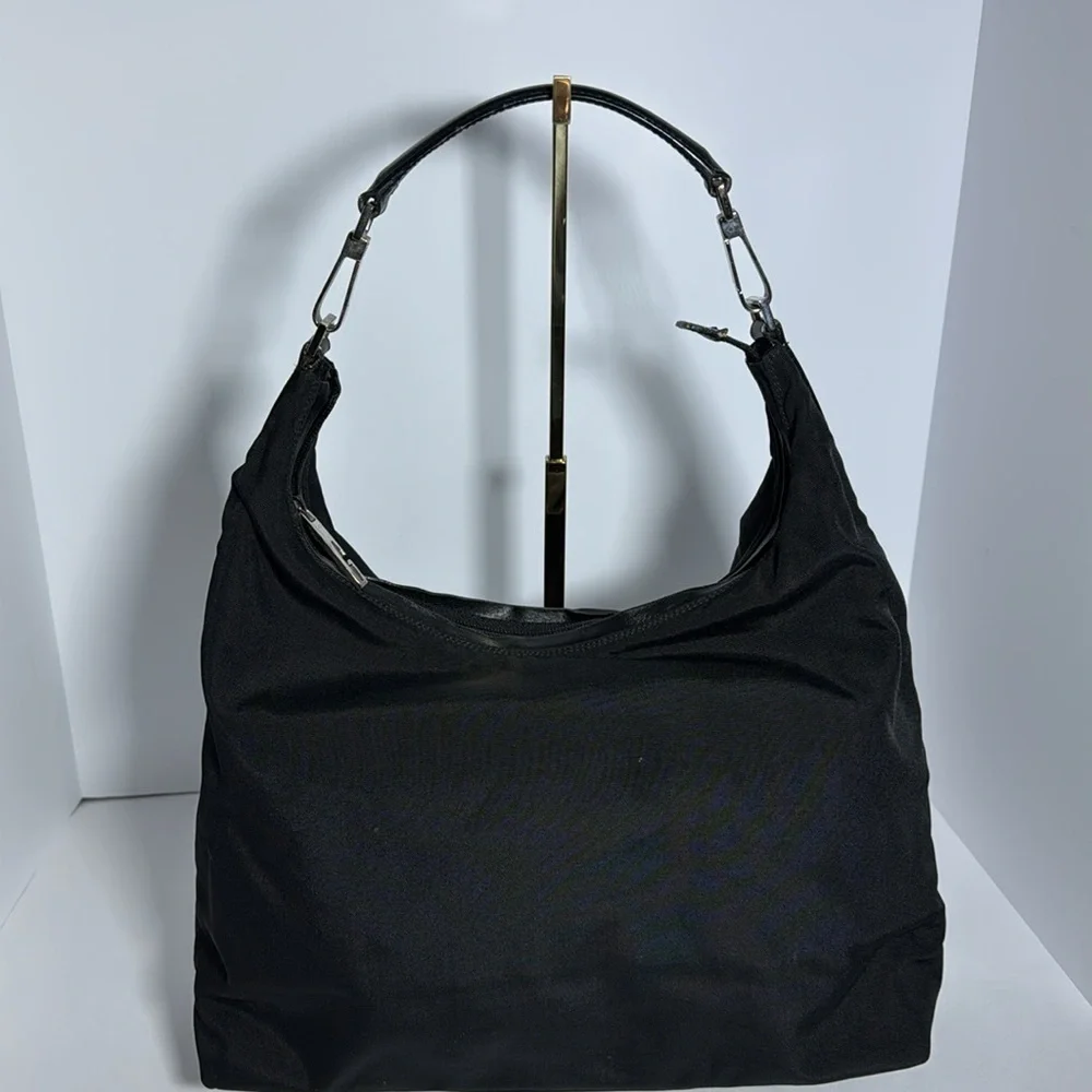 FANTASTIC GUCCI SLOUCHY CROSSBODY W DETACHABLE LEATHER STRAP - Picture 6 of 14